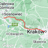 Mapa Mysłowice - Kraków